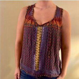 MÁNDALA Boho Chic Multicolor Tank Top